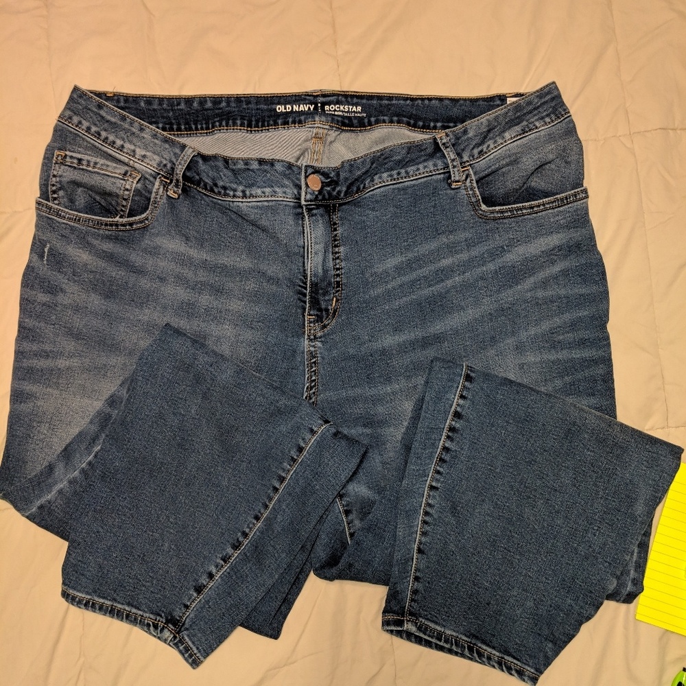 Old Navy Rockstar High-rise Jeans 22 Short